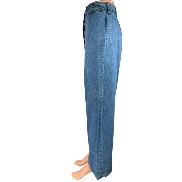 Aritzia Blue Wide Leg Jeans - Picture 2 of 4